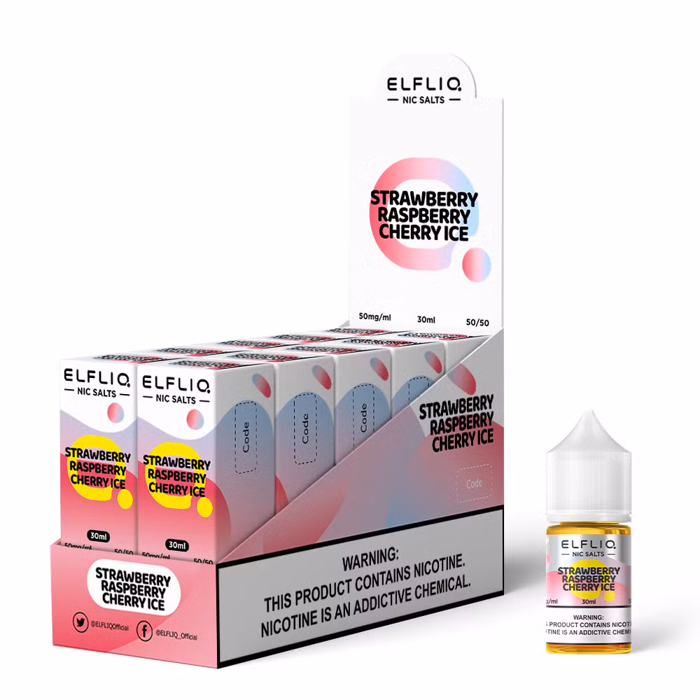 2024 Original Elfbar E Cigarette Newest Arrival Dinner Husky Lady Naked Elfliq Bar 12000/15000 Puffs Pod Vape 30ml E-Liquid