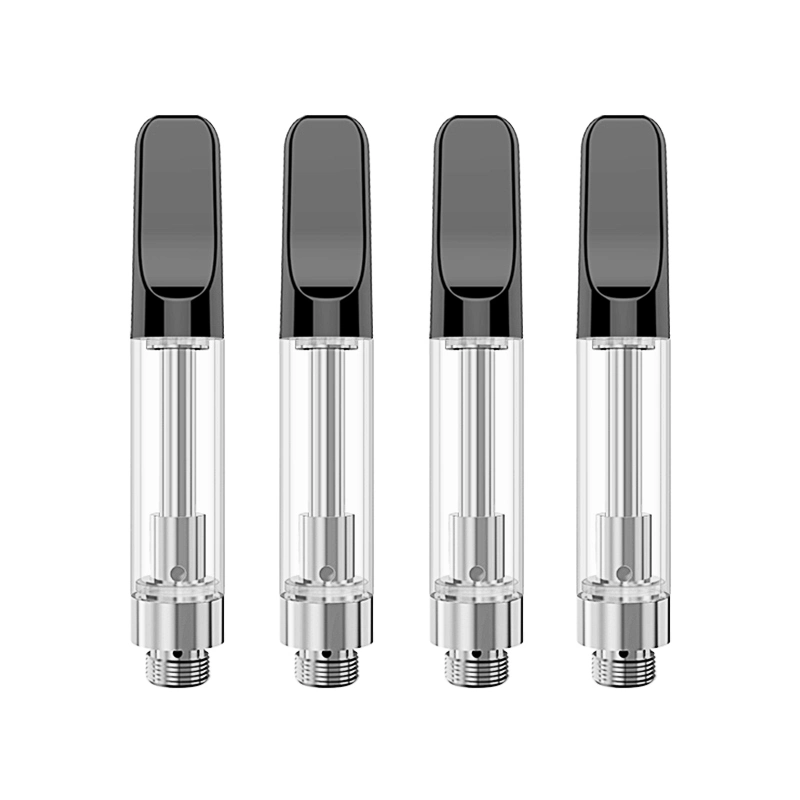 White Black Flat Tip Foam Packaging E Cigarette Vapes Pen 510 Thread Thick Oil DAB Wax Vaporizer Empty Ceramic Atomizers Vape Carts