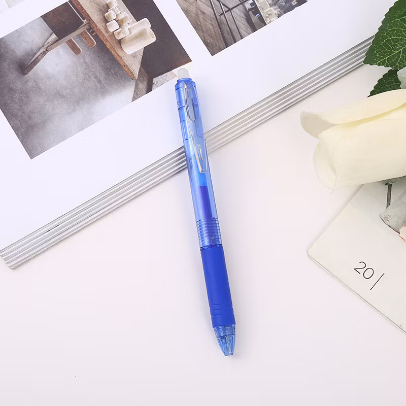 Push Action Erasable Gel Pen Multi-Color Erasable Bullet Tip Water Pen Office Stationery Press Type Thermal Erasable