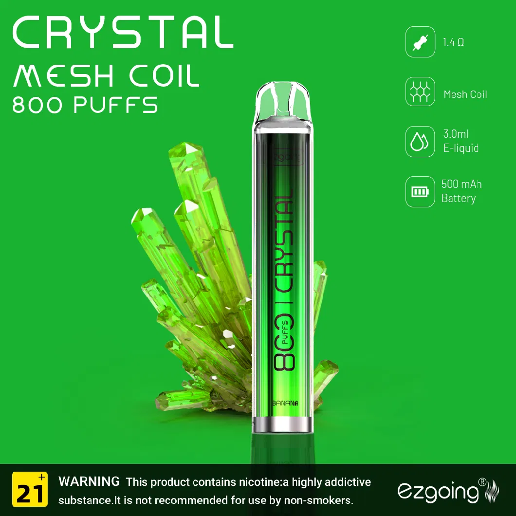 Ezgoing 800 Puffs Factory Bars Direct Sale Vapes Big Disposable Elf Vape Pen Nicotine Free 2% Juice Vaporizer Flavored E Cigarette