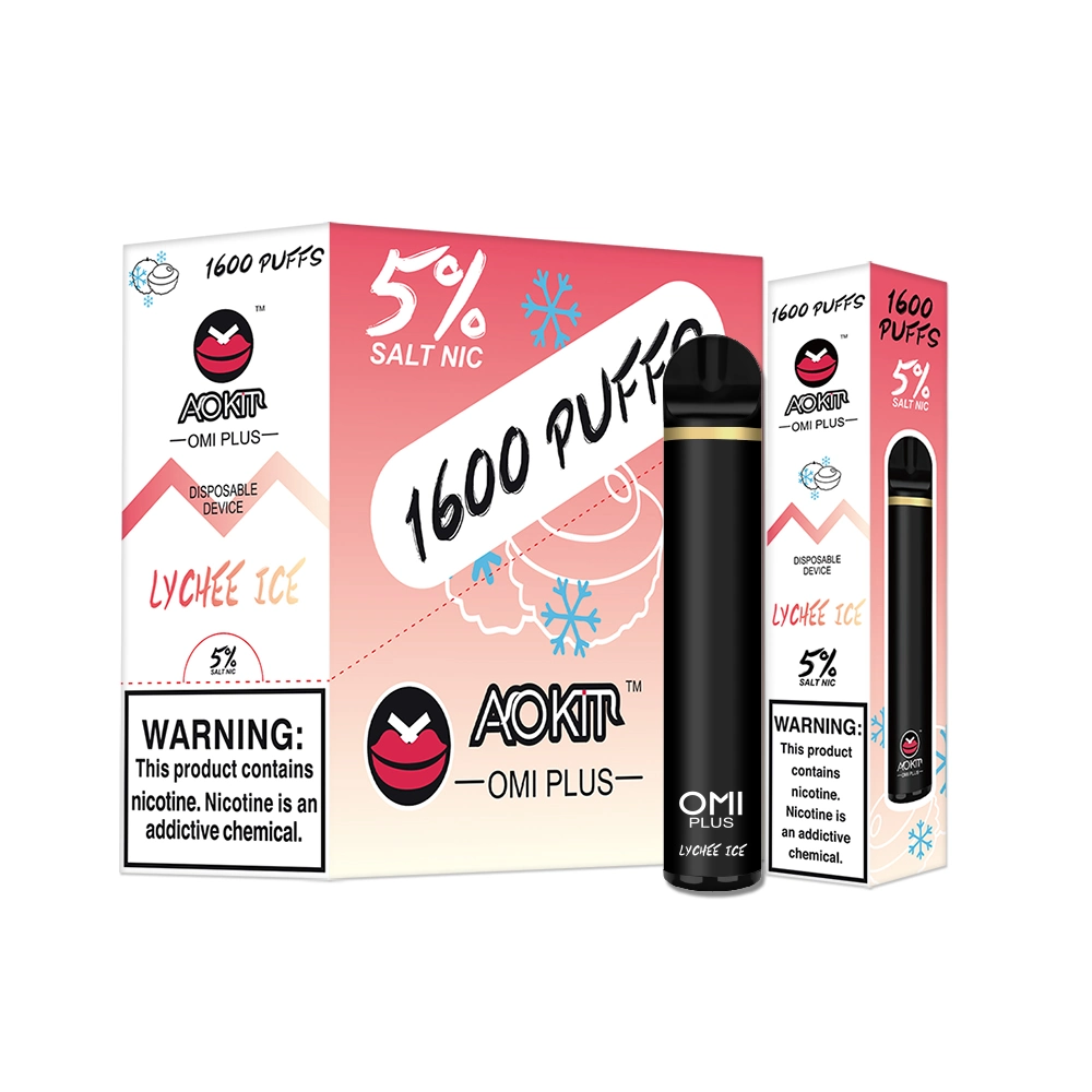 Aokit Plus 1600puffs Disposable Vape Pen 4.5ml *** Atomizer Pot 0%/2%/3%/5% *** Content