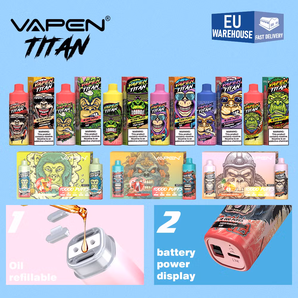 Puff Distributors Titan Vapen Disposable with 10000 Puffs at Competitive Wholesale Prices