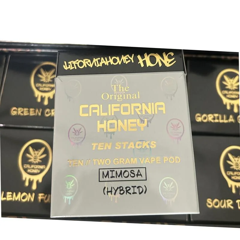 Us Hot Selling 3ml Empty 510 Cartridge Cookie Packwoods Vapor California Honey Disposable