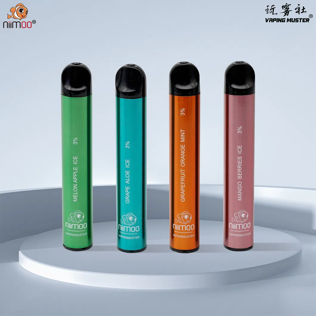 Vaping Muster 600 Puff Disposable Vape Popular in EU/UK/USA Mini Vape Pen