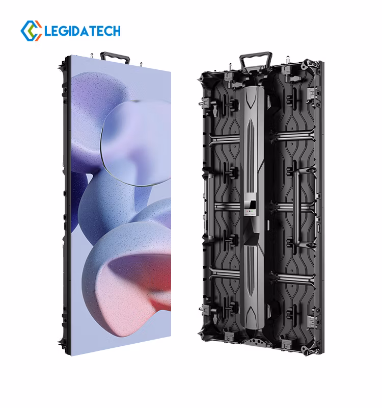 Legidatech LED Front Rear Maintenance Never Go Black Outdoor LED Display P3 Indoor Rental Screen