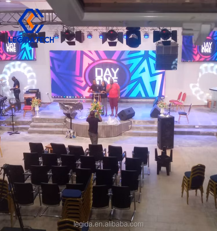 Legidatech LED Front Rear Maintenance Never Go Black Outdoor LED Display P3 Indoor Rental Screen