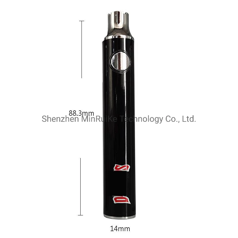 Dabwoods Battery 510 Thread Cartridge Vape Pen 650mAh Rechargeable Variable Voltage Vaporizer Custom Logo Batteries with Charging Cable