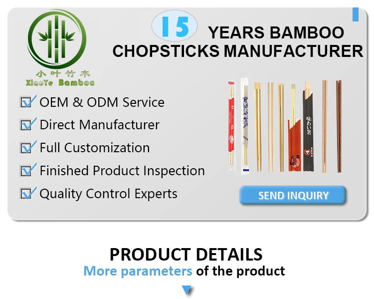 OPP Style Round Bamboo Chopsticks Disposable for Sale