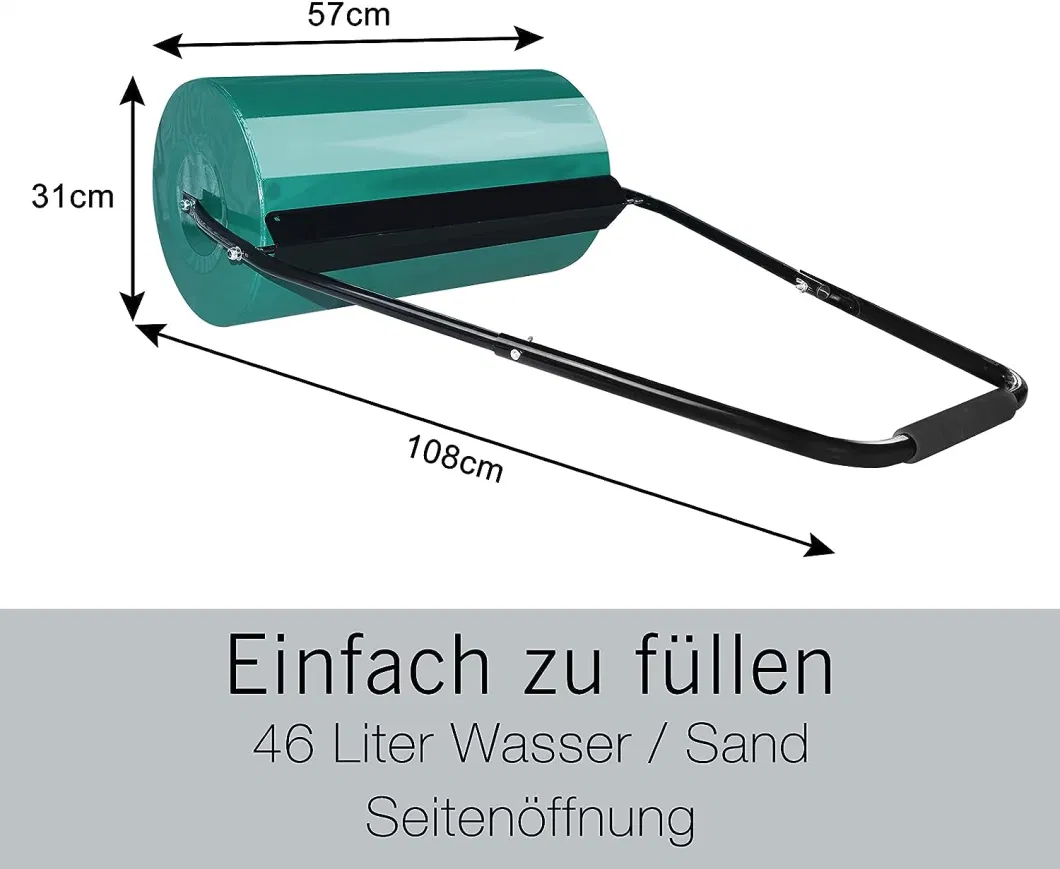 Rolling Push Garden Roller Lawn Water Filled Lawn Hand Lawn Rollers Grass Roller