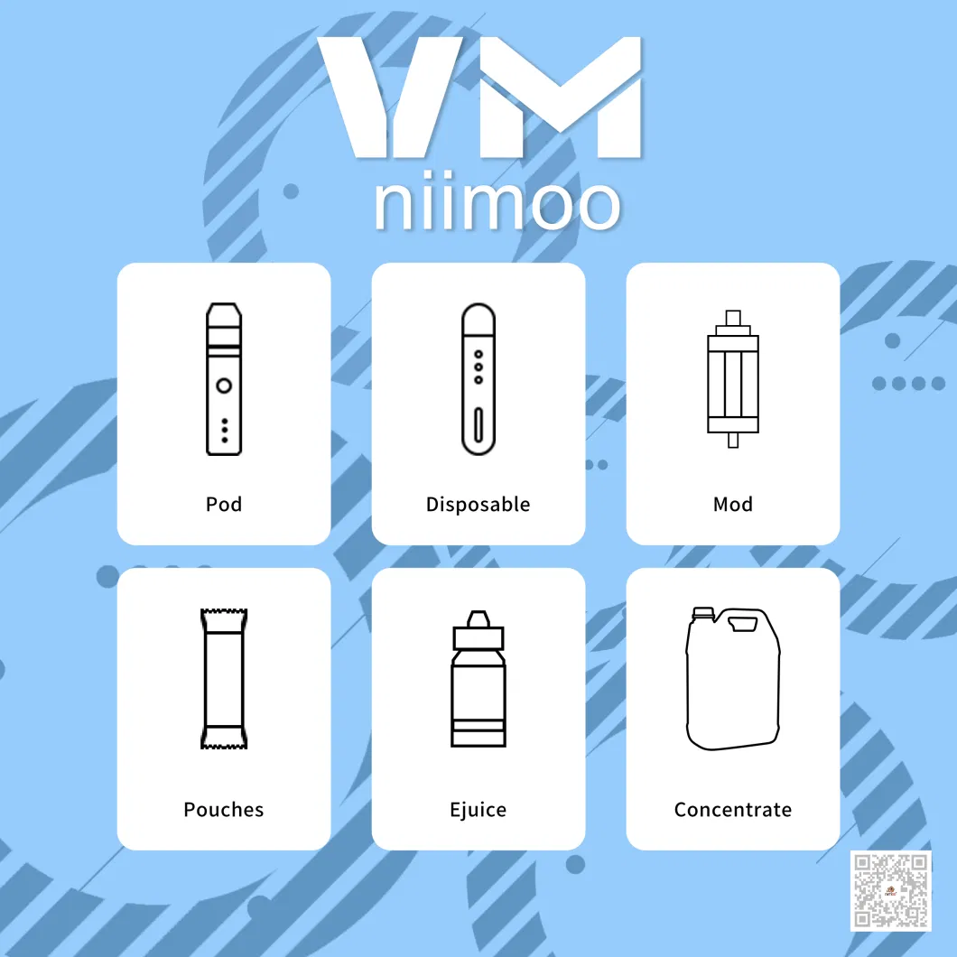 Niimoo Popular UK EU 600 Puffs Tpd Disposable Pod OEM E-Cigarette Bar Wholesale Vape Pen