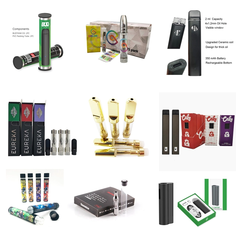 New Hi Fly Vape Cartridges Pod 0.8ml Hifly Atomizers 510 Thread Tank Thik Oil Full Ceramic Empty Carts with Retail Packaging Sticker