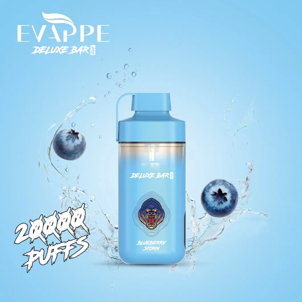 Evappe Deluxe Bar PRO 20000 Puff Zbood Poco on Time Delivery Guranete Fluumbox Heating Stick Pastry Pen Electronic Cigarette Vape