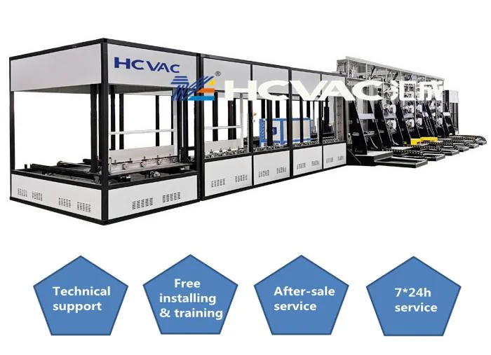 Hcvac Solar Cell Panel Continuous Inline PVD Vacuum Coating Production Line Machine