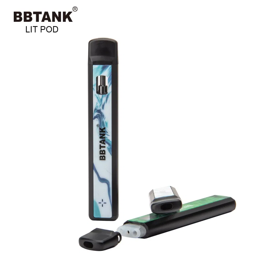 Bbtank in Pod 2ml Disposable Oil Vaporizer Preheat Vape Pen 2g Rechargeable Vapes 2ml Vape Starter Kit