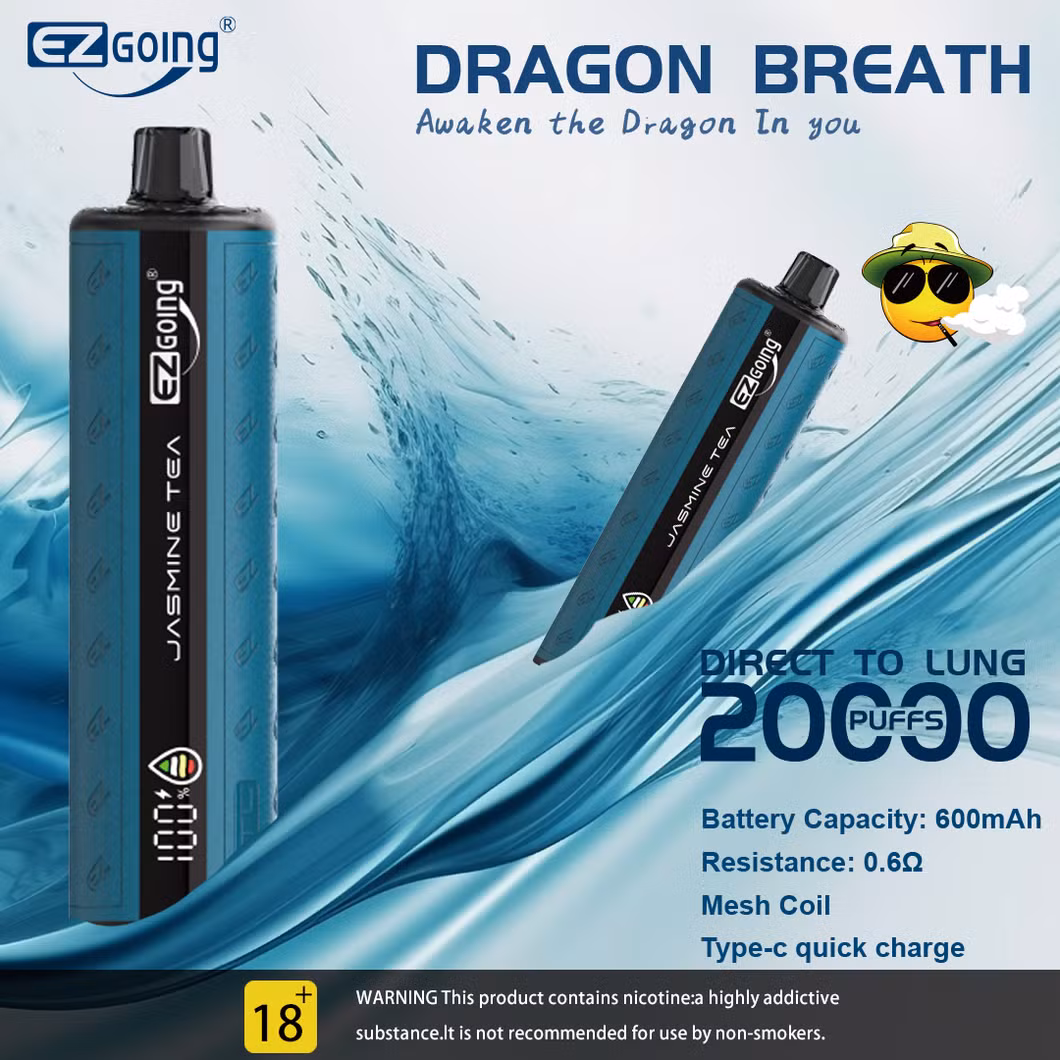 Ezgoing Factory Rechargeable Pen Wholesale Electronic Disposable Mini Vape 20K 20000 Puffs 25000 Puff E Cigarette