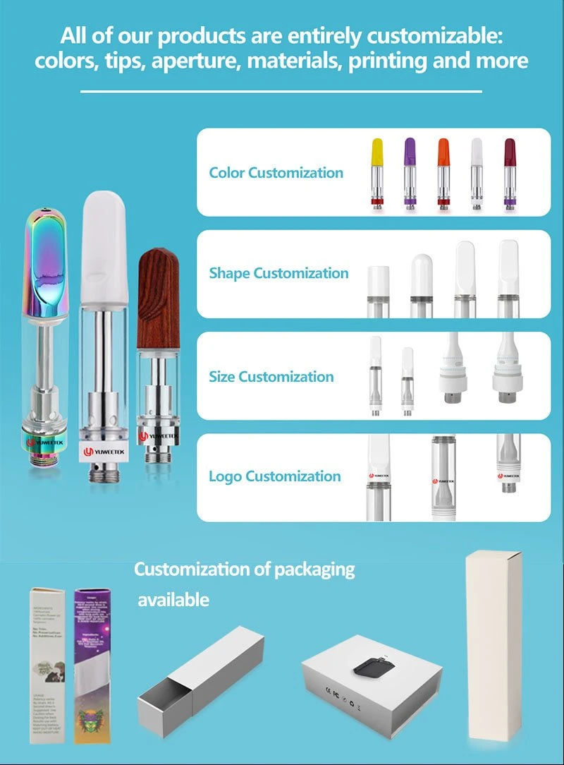 RW C14 Flat Pressed Mouthpiece SS316 Central Stand Ceramic Coil Candle Filter Disposable DAB Pen Cartridge 1ml 1 Gram Capacity Vaporizer Carts