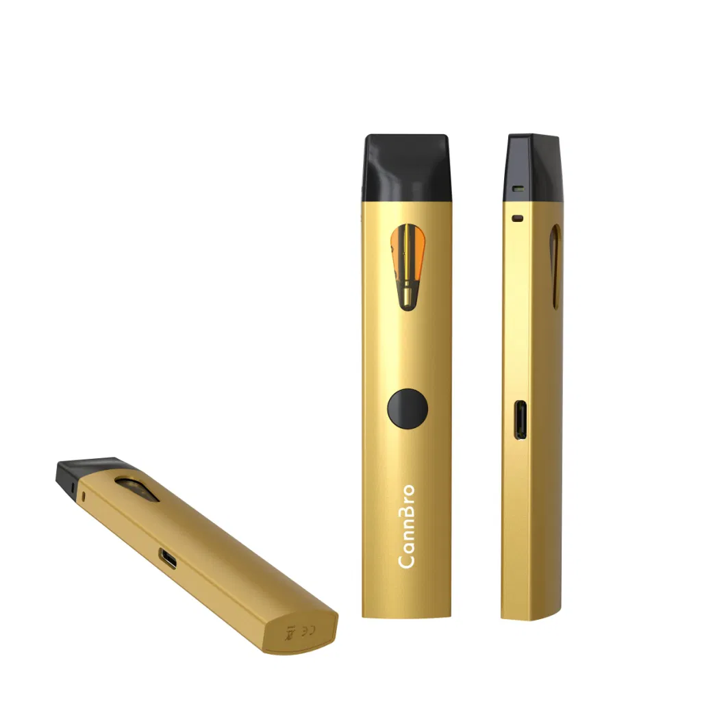 Custom 1ml 2ml Type C Empty Vaporizer Pen Dabwoods Packwoods Runtz Packs Rechargeable Full Ceramic Coil Preheat Vape Disposable