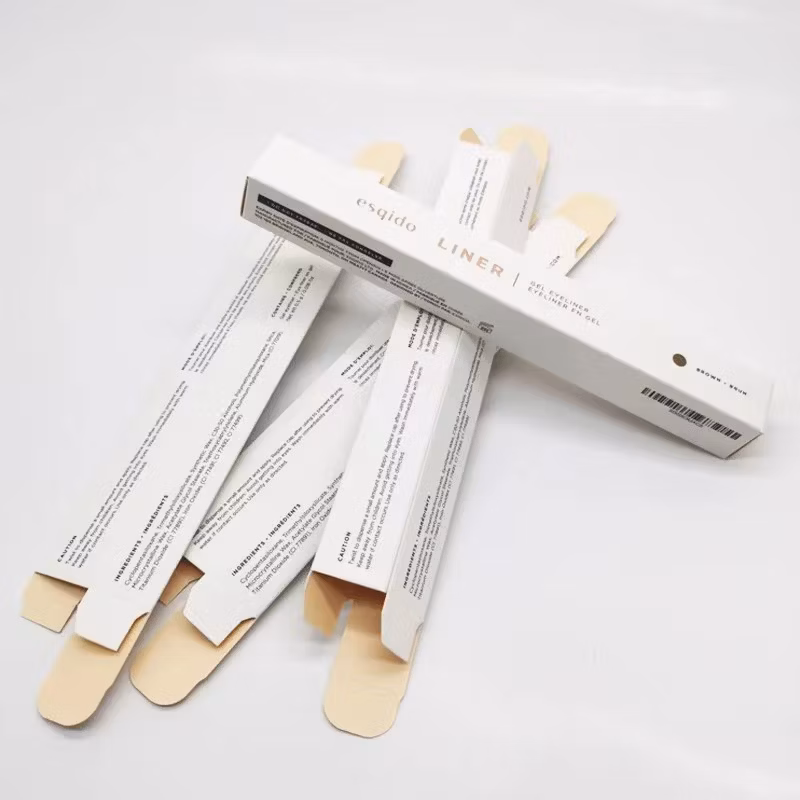 White Card Paper Cookie Cake Packaging Gift Box with Dividers Luxury White Custom Design Cardboard Clothes Packaging Box