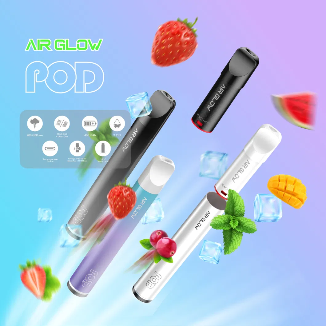 OEM Custom Vaporizer Pen Wholesale 2.5ml Rechargeable Disposable E Cigarette Electric Cigarette Refillable Pods System Starter Kit