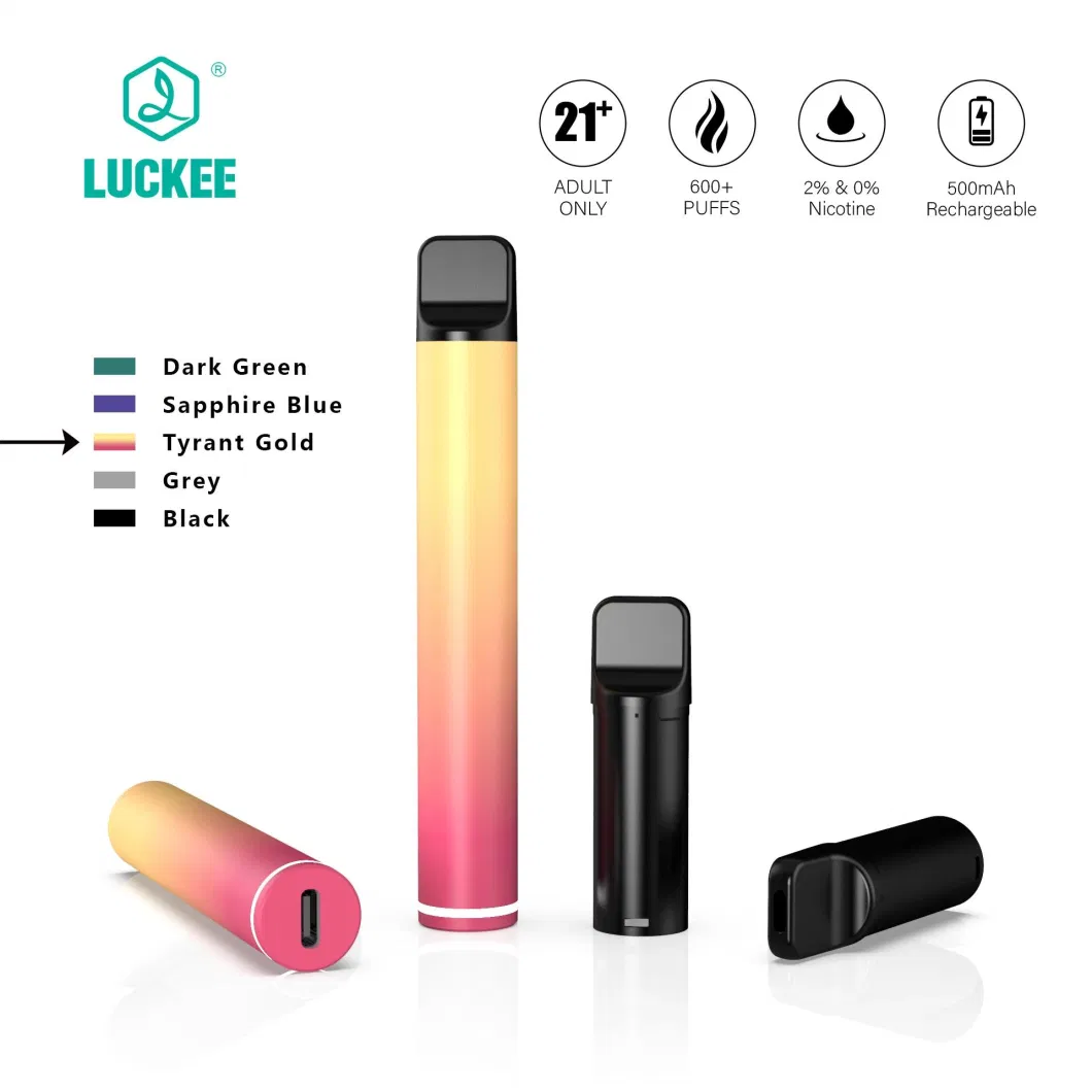 Disposable Vape Pod Device 5 Colors Rechargeable Vaporizer Pod Battery