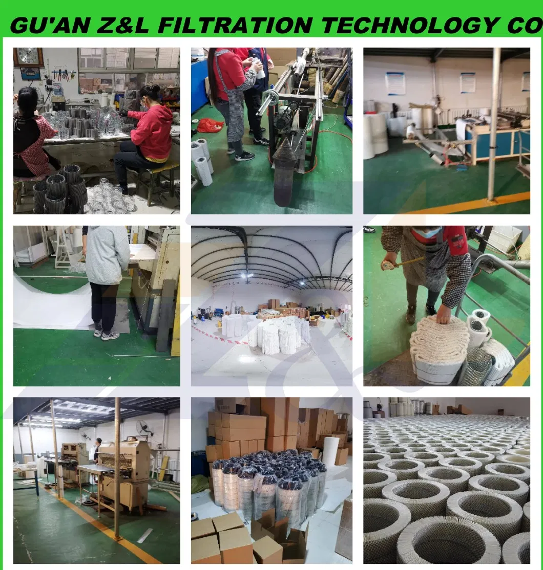 Z&L Filter Factory High Efficiency Glass Fiber Oil Filter Cartridge Hc8904fcs39h, Hc8904 Series