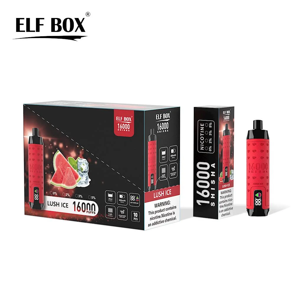 Elf 16000 Puffs 15K 12K 12000 Puffs Wholesale I Vape Disposable E Cigarette 5500/6000 Puff OEM Vaporizer Lux Bars 600 800 Puff Bar