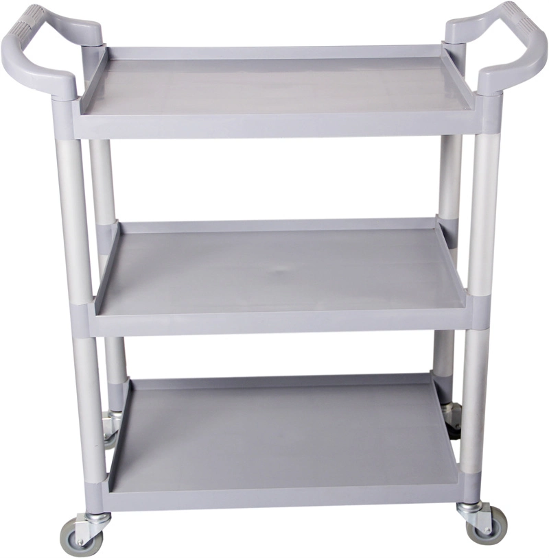 H0403 Hotel Restaurant Tavern Plate Collect Cleaning Trolley Plastic Kitchenware Food Collecting Cart