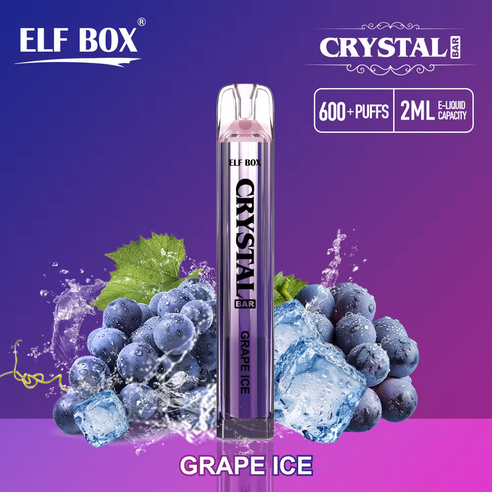 Crystal Elf Box 600 Puff Disposable Vape Pod Device E-Cigarette Disposable Mini Vape Bar