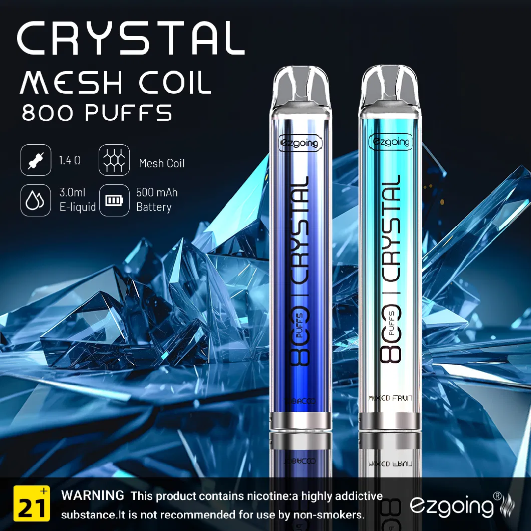 Ezgoing Factory Crystal Vape Pen Shisha Cigarette Wholesale Mini Disposable Vape