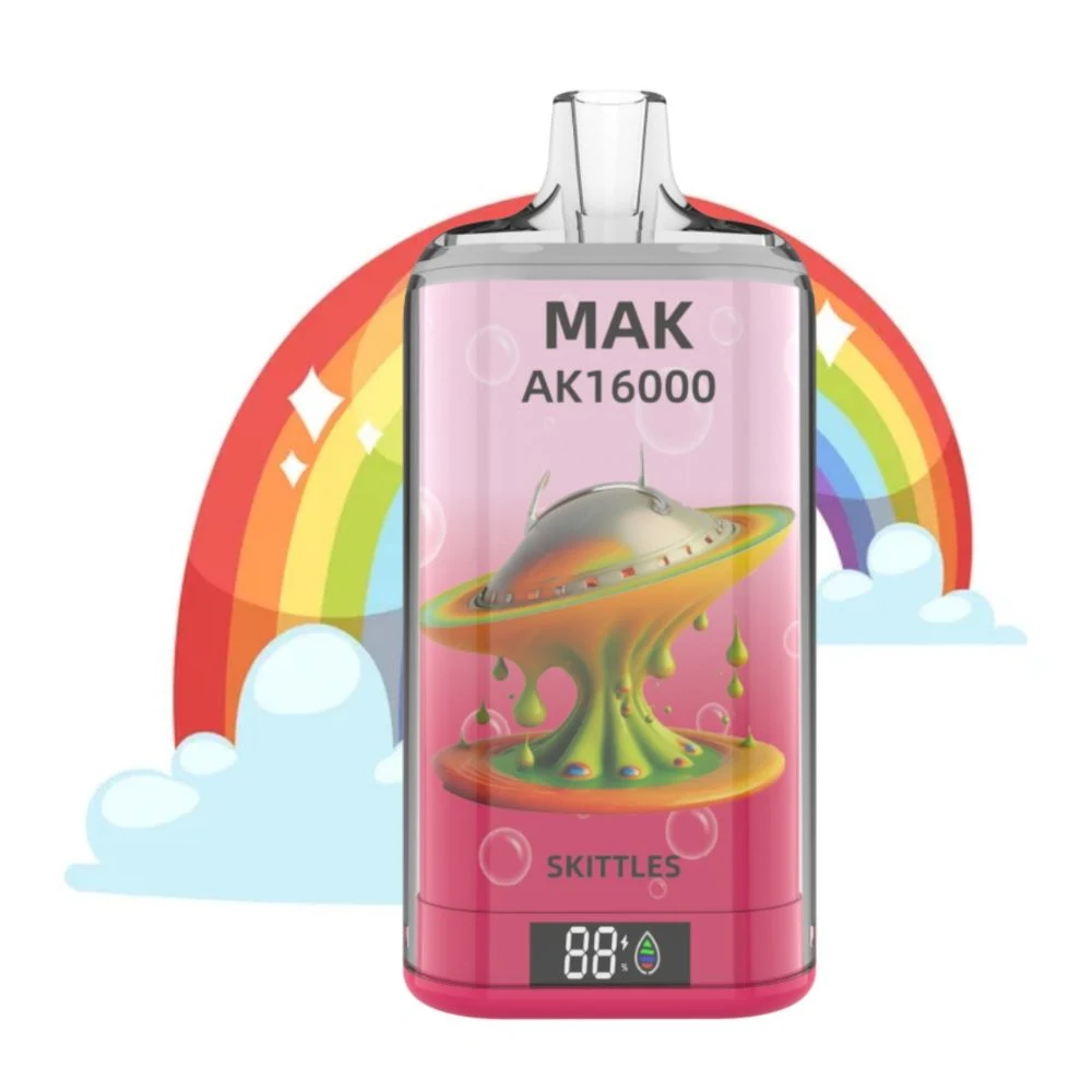 China Shenzhen Original Manufacture Mak E Cigarette 10000 12000 16000 Puff Mak Disposable Vape