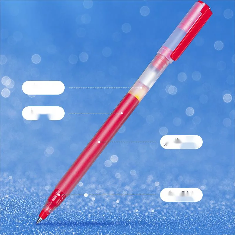 Large Capacity Student Exam Bullet Head Neutral Gel Pen