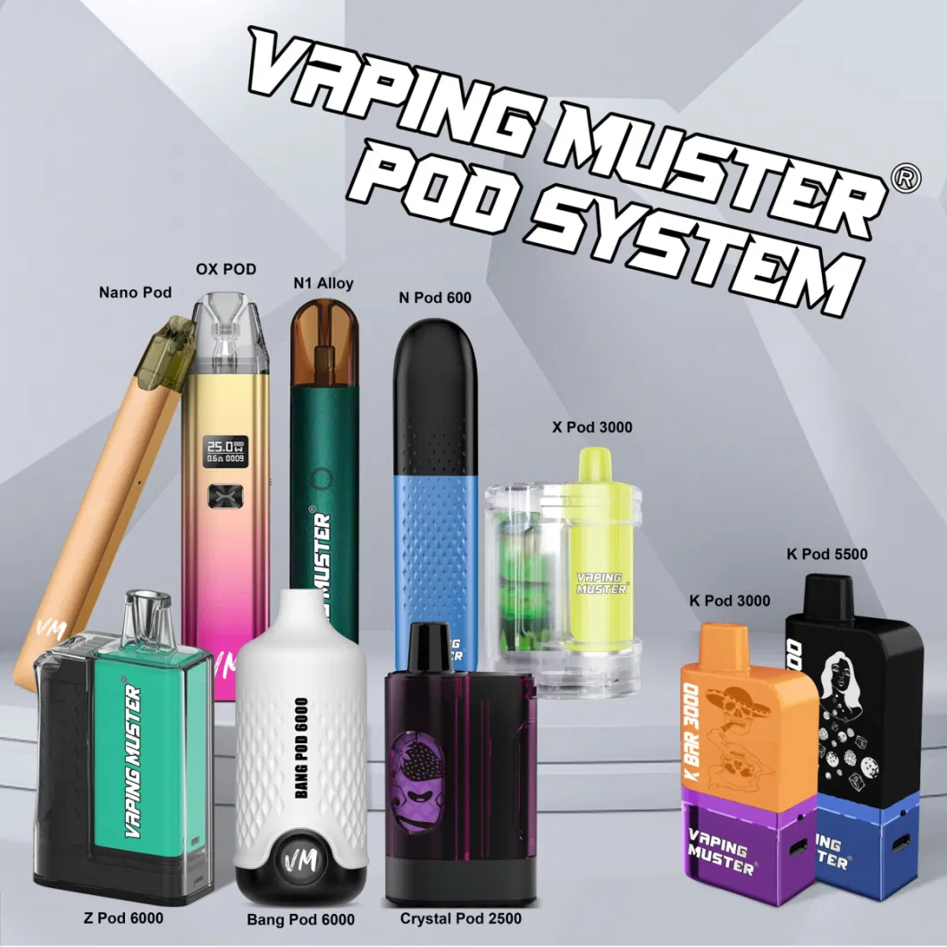 Niimoo Vaping Muster UK Hot Selling Fruit Flavor Disposable Vape Pen X Pod 3000 Puffs Replacement Vape Pod