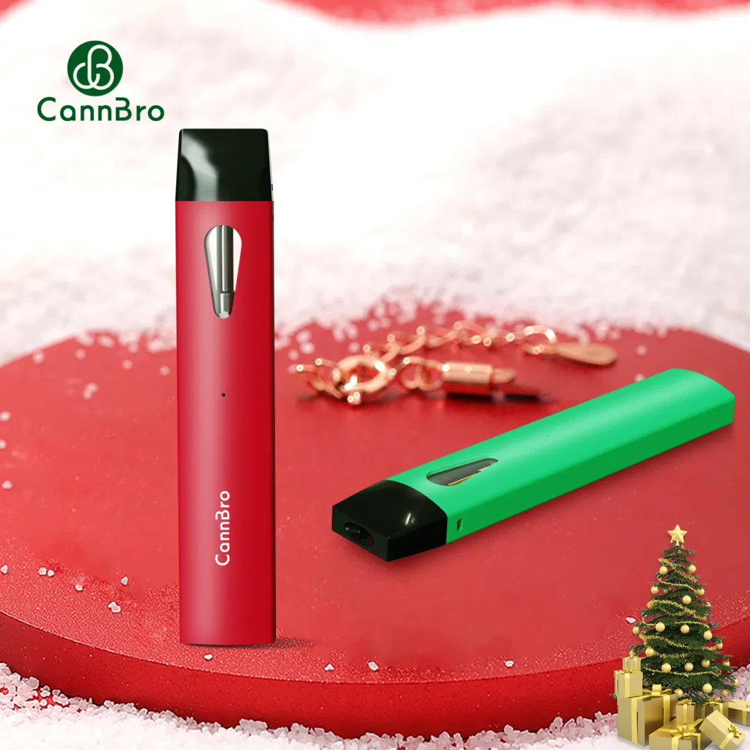 Cannbro 1g 2g 1ml 2ml Live Resin Rechargeable Vaporizer Wholesale I Vape Customization Ceramic Empty Device Factory White Label Hookah Price Disposable Vape Pen