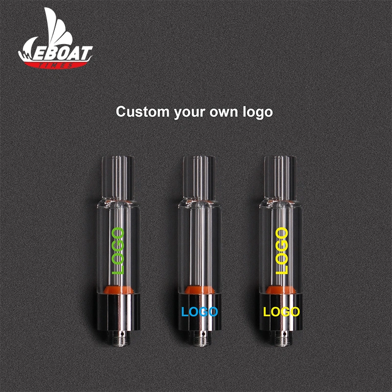 Bulk 1.0ml 2000mg 2g All Full Glass Ceramic Coil Empty Diposable Vape Pen Cartridge Thick Oil DAB 510 Thread Cart