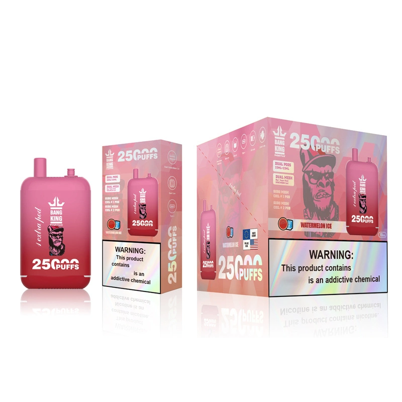 Factory Wholesale Bang King 25000 15000 18000 Puff Vaper Vaping Snowwolf Pod Cartridge Wape Crystal Mini Randm Electronic Disposable E Cheap Empty I Vape