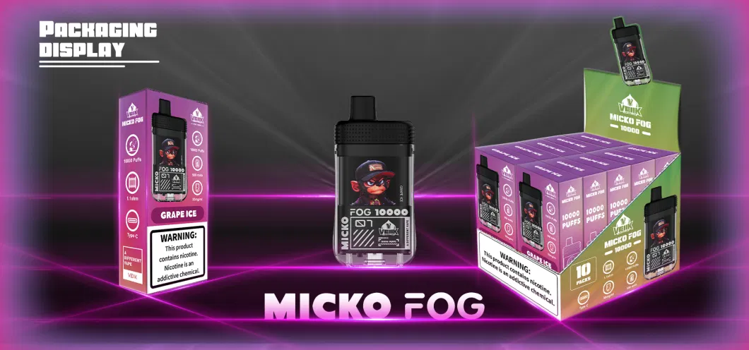 Best Selling E-Cigarette Veiik Micko Fog 10000puffs Smoking Vape Puff Vaporizer 2024