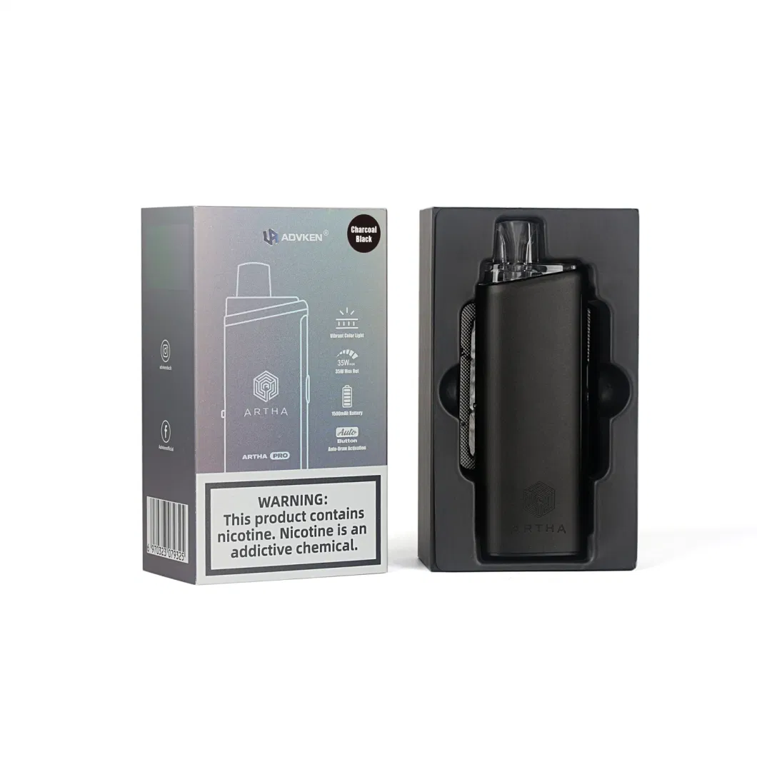 Advken Artha PRO Replacement Pod Cartridge 3.5ml, 1500mAh Battery Devices, 5W-35W Pressure Adjustment Vapes Kit, Pod System Wholesale Ecigs