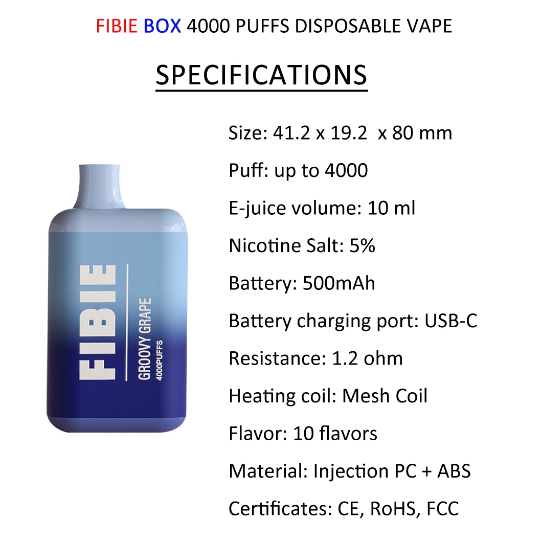 Fast Delivery From Shenzhen Vape Factory Quality Vaporizer 4000 Puffs 10ml Vape Juice Powered by Rechargeable Battery Disposable Vape/Vapeaze/Wape