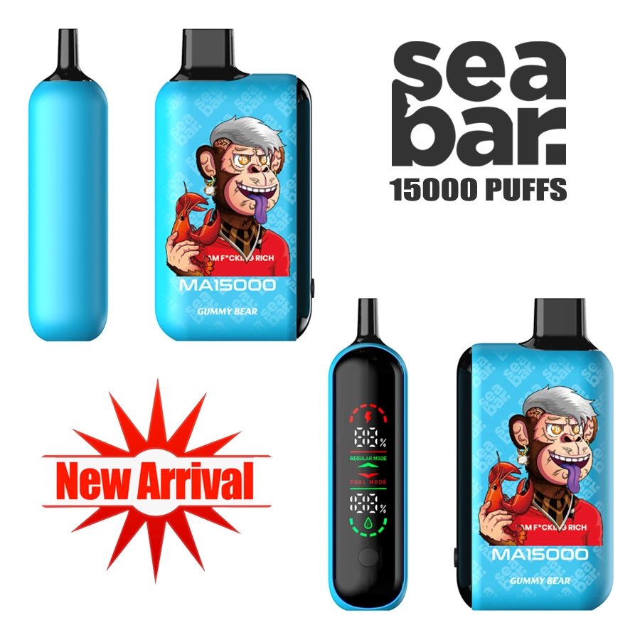 Popular Brand Seabar 15000puffs 15K Nicotine Rechargeable Disposable Vape Shops Near Me