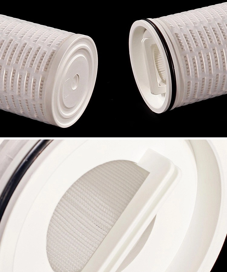 Industrial Wastewater Treatment Microporous High Flow Pleated Filter Elements 40 Inch 60 Inch Polypropylene PP Membrane Water Filter Cartridge