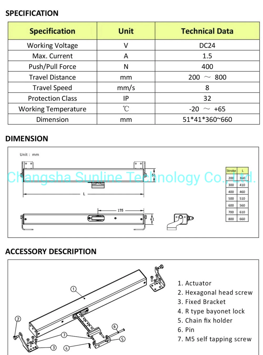 Automatic Electric Smart Home Chain Window Opener Actuator, Window Motor