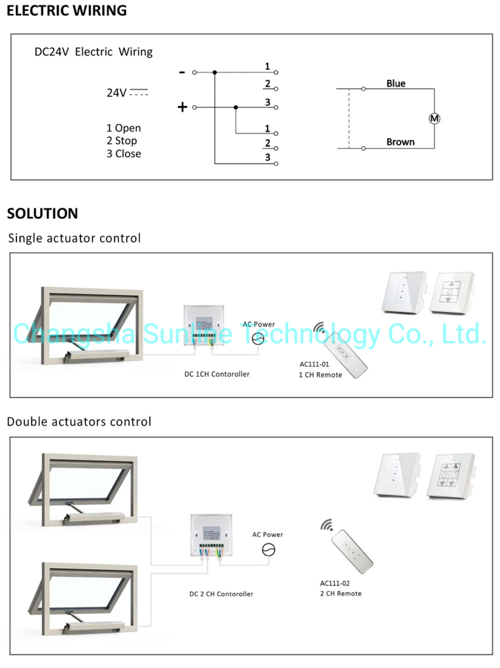 Automatic Electric Smart Home Chain Window Opener Actuator, Window Motor