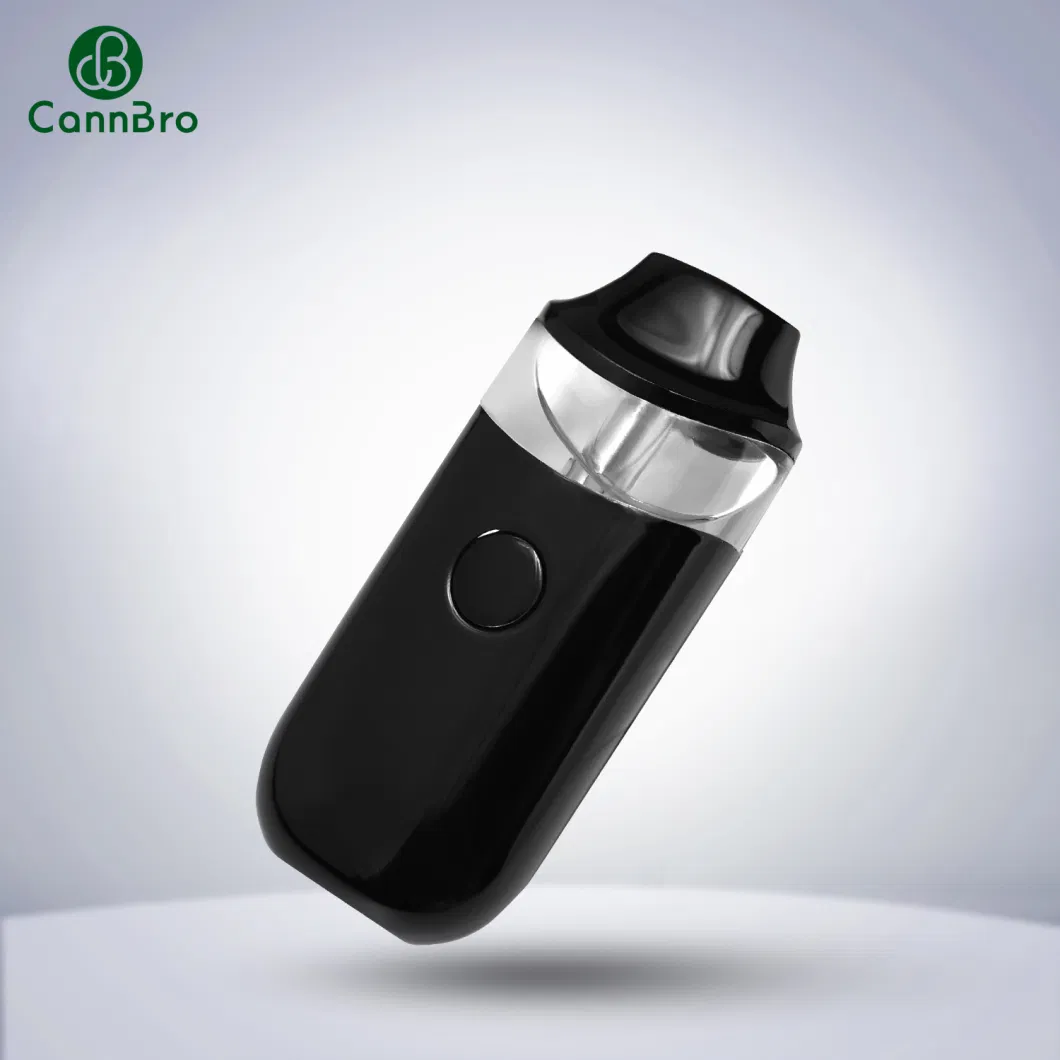 Cannbro Factory Wholesale Logo Customized 2ml 3ml Live Resin 510 Cartridge Full Ceramic Button Preheat Empty Disposable Vape Pen White Label Vape