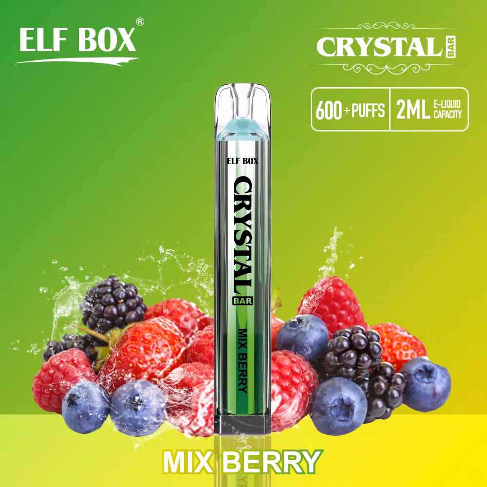 Crystal Elf Box 600 Puff Disposable Vape Pod Device E-Cigarette Disposable Mini Vape Bar