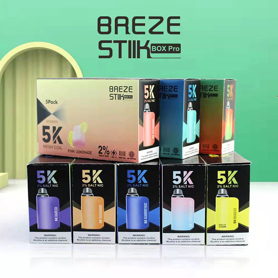 Best Price of 5% Nicotine 5000 Puffs Wholesale Disposable Vape Vaporizer Manufacturer