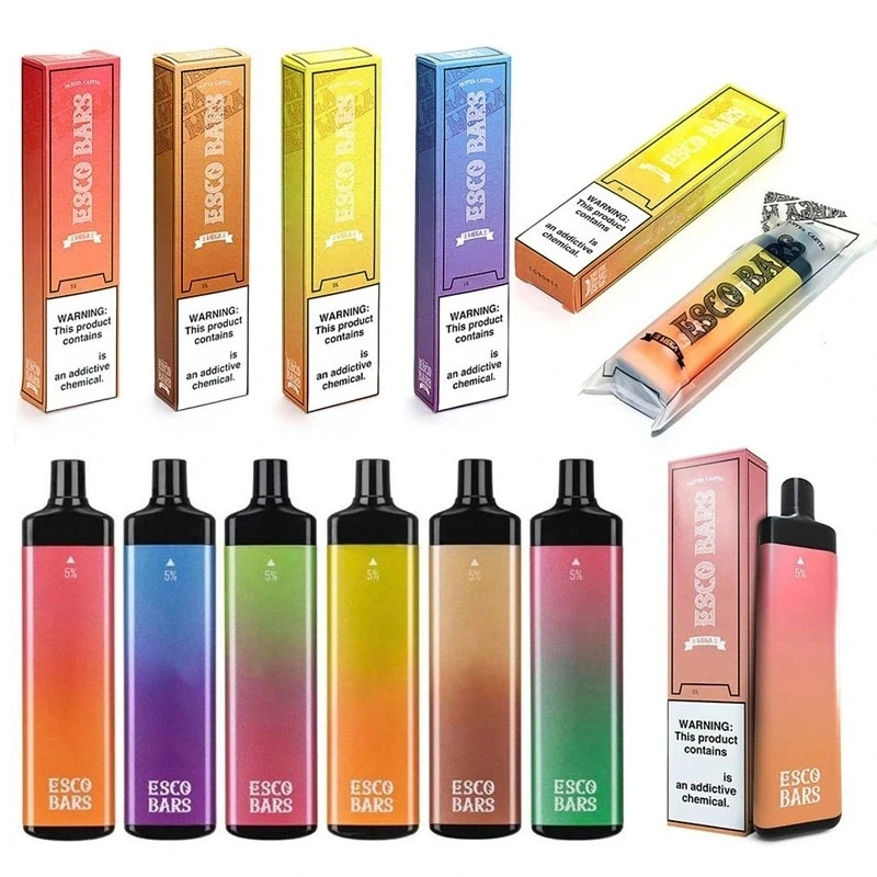 2022 New Arrival Hot Selling Vape Pen Pod Esco Bars 5000 2500 Puffs Disposable Electronic Cigarette 30+ Flavors Joact E Cig