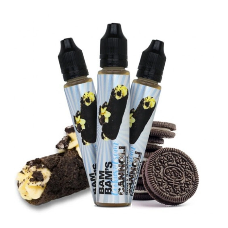 Uas Bam Bam S Cannoli Captain Cannoli E-Liquid 70% Vg Vape E Juice 99.9% Nicotine Level 3 Flavors