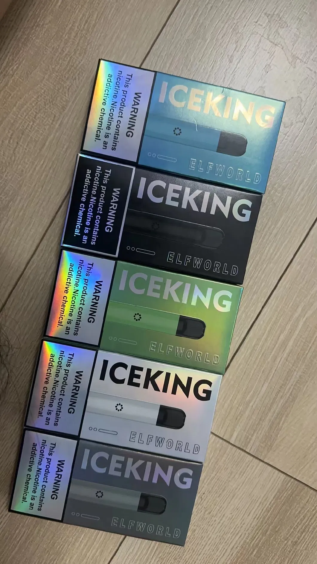 Elfworld Iceking Pod 600 Tpd Puff Innokin Relx-Pen Disposable Vape Pen Replace Pod System Vape Pen Disposable Elf Pod Bar0%2%5% Nic OEM Vape Hookah Bar EU