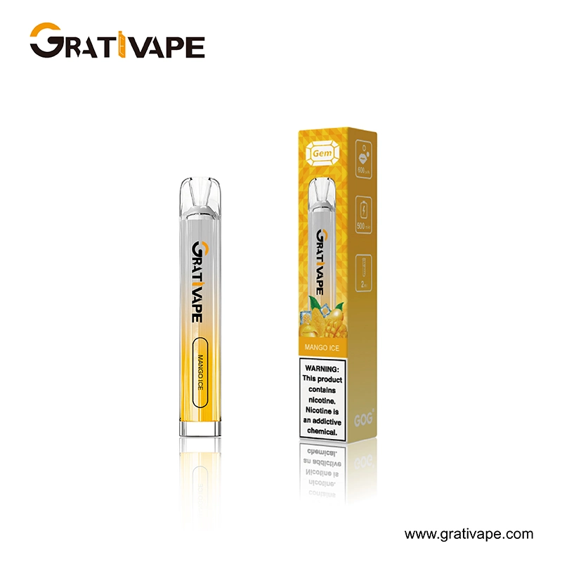 UK Hottest Selling E Cigarette Ske Sky Ski Grativape Crystal Vape 600puff Bar Wholesale I Vape Custom Best Quality Vape Pen OEM Tpd MSDS Disposable Vape