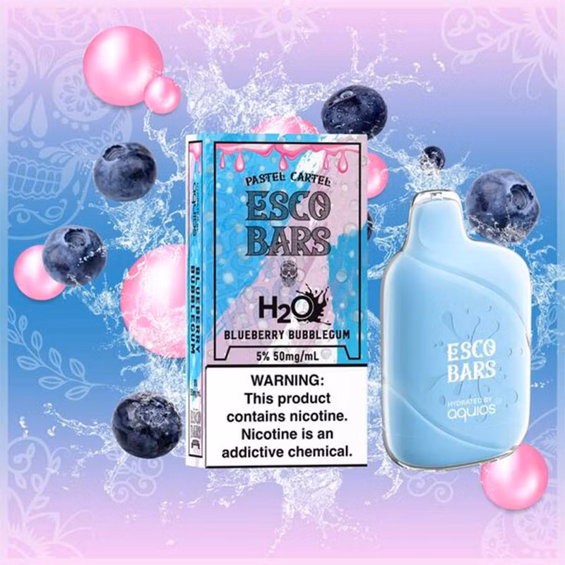 Wholesale Esco Bar H2O 6000 Puffs Rechargeable Vapes Disposable Pen E Cigarette 5% Vape Bars 15ml Mesh Coil Disposable Vape